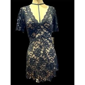 VTG Ann Ferriday Lace Fairy Mini Or Tunic S Unworn Stock